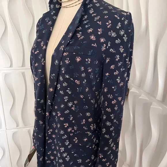Diane Von Furstenberg Vinley Silk Blazer - Picture 3 of 8
